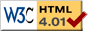Valid HTML 4.01 Transitional